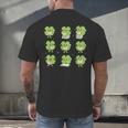 Teacher Reading Shamrock St Patrick’s Day Book Lover Kids Men's Back Print T-Shirt