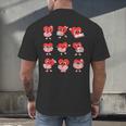 Teacher Valentines Day Reading Book Lover Bookworm Library Men's Back Print T-Shirt Teacher Valentines Day Reading Book Lover Bookworm Library Men's Back Print T-Shirt
