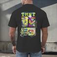 Teenage Mutant Ninja Turtles Retro Neon Comic Book Panels Men's Back Print T-Shirt Teenage Mutant Ninja Turtles Retro Neon Comic Book Panels Men's Back Print T-Shirt