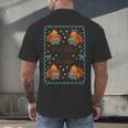 Thankful For Books Turkey Reading Book Lovers Fall Teacher Men's Back Print T-Shirt Thankful For Books Turkey Reading Book Lovers Fall Teacher Men's Back Print T-Shirt