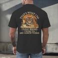 That’s What I Do I Read Books Reading Bookworm Reader Men's Back Print T-Shirt