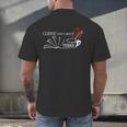 Thriller Book Fan Coffee With A Side Of Murder Men's Back Print T-Shirt Thriller Book Fan Coffee With A Side Of Murder Men's Back Print T-Shirt