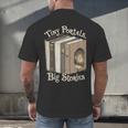 Tiny Portals Big Stories Book Nook Fantasy Gateway Men's Back Print T-Shirt