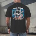 Tired Moms Book Club Coffee Chaos And Chapters Graphic Men's Back Print T-Shirt Tired Moms Book Club Coffee Chaos And Chapters Graphic Men's Back Print T-Shirt