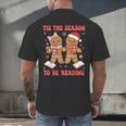 Tis The Season Reading Christmas Shirt Book Lovers Teacher Men's Back Print T-Shirt Tis The Season Reading Christmas Shirt Book Lovers Teacher Men's Back Print T-Shirt
