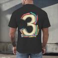 Toddler 3rd Birthday Books Themed 3 Year Old Boys Kids Girls Men's Back Print T-Shirt Toddler 3rd Birthday Books Themed 3 Year Old Boys Kids Girls Men's Back Print T-Shirt