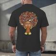 History Month Afro Book Lover Women Girls Librarian Men's Back Print T-Shirt History Month Afro Book Lover Women Girls Librarian Men's Back Print T-Shirt