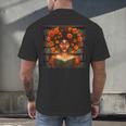 History Month Black Afro Girl Women Book Lovers Men's Back Print T-Shirt