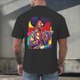 History Woman Reading Book Geometric Girl Educated Men's Back Print T-Shirt
