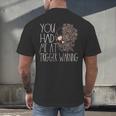 Trigger Warning Dark Romance Reader Smut Spicy Book Merch Men's Back Print T-Shirt