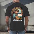 Never Underestimate The Power Of a Girl With a Book Reading Men's Back Print T-Shirt Never Underestimate The Power Of a Girl With a Book Reading Men's Back Print T-Shirt