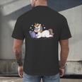 Unicorn Bookworm Believe In Yourself Cute And Inspirational Men's Back Print T-Shirt Unicorn Bookworm Believe In Yourself Cute And Inspirational Men's Back Print T-Shirt
