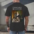 Unsociable And Taciturn Jane Austin Quote Book Classic Lit Men's Back Print T-Shirt