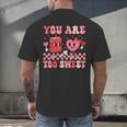 Valentine Day Book You Are Too Sweet Librarian Teacher Kids Men's Back Print T-Shirt Valentine Day Book You Are Too Sweet Librarian Teacher Kids Men's Back Print T-Shirt