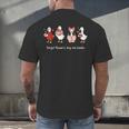 Valentine Goose Forget Flowers Buy Me Books Bookish Quote Men's Back Print T-Shirt Valentine Goose Forget Flowers Buy Me Books Bookish Quote Men's Back Print T-Shirt