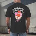 Valentines Book Lover Forget The Flowers And Buy Me Books Men's Back Print T-Shirt Valentines Book Lover Forget The Flowers And Buy Me Books Men's Back Print T-Shirt