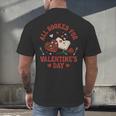 Valentines All Booked For Valentines Book Lover Girl Teacher Men's Back Print T-Shirt Valentines All Booked For Valentines Book Lover Girl Teacher Men's Back Print T-Shirt