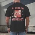 Valentines All Booked For Valentines Book Lovers Teacher Kid Men's Back Print T-Shirt Valentines All Booked For Valentines Book Lovers Teacher Kid Men's Back Print T-Shirt