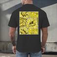 Varsity-Gold Yellow Comic Book University Varsity-Gold Men's Back Print T-Shirt