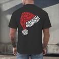 Vintage Retro Christmas Book Xmas Santa Hat Pajama Holiday Men's Back Print T-Shirt Vintage Retro Christmas Book Xmas Santa Hat Pajama Holiday Men's Back Print T-Shirt