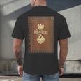 War And Peace Book Cover Men's Back Print T-Shirt