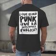 What's More Punk Than The Public Library Book Lover Men's Back Print T-Shirt