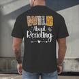 Wild About Reading Book Lover Bookworm Library Day Men's Back Print T-Shirt Wild About Reading Book Lover Bookworm Library Day Men's Back Print T-Shirt