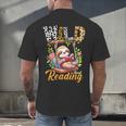Wild About Reading Books Reader Lover Funny Teacher Animals For Men Women Kids Men's Back Print T-Shirt