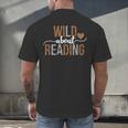 Wild About Reading Books Reader Lover Librarian Bookworm Men's Back Print T-Shirt