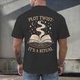 Witchy Book Club Pagan Reader Occult Fiction Coven Ritual Men's Back Print T-Shirt Witchy Book Club Pagan Reader Occult Fiction Coven Ritual Men's Back Print T-Shirt