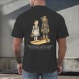 Wizard Of Oz Book Quote Scarecrow Dorothy Retro Drawing Men's Back Print T-Shirt Wizard Of Oz Book Quote Scarecrow Dorothy Retro Drawing Men's Back Print T-Shirt