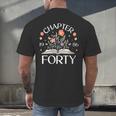 Women's 1986 Chapter Forty 40th Birthday Wildflower Book 40 Year Old Men's Back Print T-Shirt Women's 1986 Chapter Forty 40th Birthday Wildflower Book 40 Year Old Men's Back Print T-Shirt