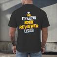 Women's Best Book Reviewer Critic Job Occupation Men's Back Print T-Shirt