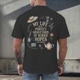 Women's Dramatic Book Lover Quote Men's Back Print T-Shirt