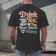 Women's Drink Tea Read Books Nerd Book Reader Book Reading Lover Men's Back Print T-Shirt Women's Drink Tea Read Books Nerd Book Reader Book Reading Lover Men's Back Print T-Shirt