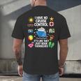 Women's I Have No Control On A Cruise They Book Themselves Cruise Men's Back Print T-Shirt Women's I Have No Control On A Cruise They Book Themselves Cruise Men's Back Print T-Shirt