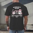 Women's Nothing Beats Reading Book Lover Statement Men's Back Print T-Shirt Women's Nothing Beats Reading Book Lover Statement Men's Back Print T-Shirt