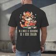 In World Of Bookworms Be Book Dragon Cute Women Kids Men Men's Back Print T-Shirt In World Of Bookworms Be Book Dragon Cute Women Kids Men Men's Back Print T-Shirt