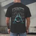 In A World Full Of Bookworms Be A Book Ninja Reading Reader Men's Back Print T-Shirt