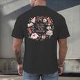 Xmas Tis The Season To Be Reading Books Pajamas Men's Back Print T-Shirt