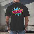 Yeah Comic Comic Book Graphic Men's Back Print T-Shirt