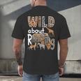 Zoo Animals Wild About Reading Books Reader Lover Librarian Men's Back Print T-Shirt Zoo Animals Wild About Reading Books Reader Lover Librarian Men's Back Print T-Shirt