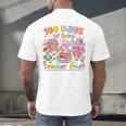 100th Day Of School Teacher 100 Days Coffee Books Men's Back Print T-Shirt 100th Day Of School Teacher 100 Days Coffee Books Men's Back Print T-Shirt
