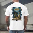 4 Books Are Portable Magic Bookish Reading Nerd Quote Men's Back Print T-Shirt 4 Books Are Portable Magic Bookish Reading Nerd Quote Men's Back Print T-Shirt