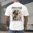 Abraxos Flower Garden Club Book Lover Fantasy Dragon Bookish Men's Back Print T-Shirt Abraxos Flower Garden Club Book Lover Fantasy Dragon Bookish Men's Back Print T-Shirt