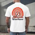 AntiSocial Worker Anti-Social Social Worker Introvert Men's Back Print T-Shirt