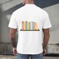 Applied Behavior Analysis Book Wildflower ABA RBT Therapist Men's Back Print T-Shirt Applied Behavior Analysis Book Wildflower ABA RBT Therapist Men's Back Print T-Shirt