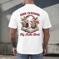 Audiobook Lover Bookish Shhh I'm Listening My Audio Book Men's Back Print T-Shirt