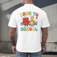 Back To School Checkered Book Pencil Groovy Teacher Student Men's Back Print T-Shirt Back To School Checkered Book Pencil Groovy Teacher Student Men's Back Print T-Shirt