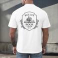 Belle's Book Club Est 1991 Belle's Book Shop Men's Back Print T-Shirt